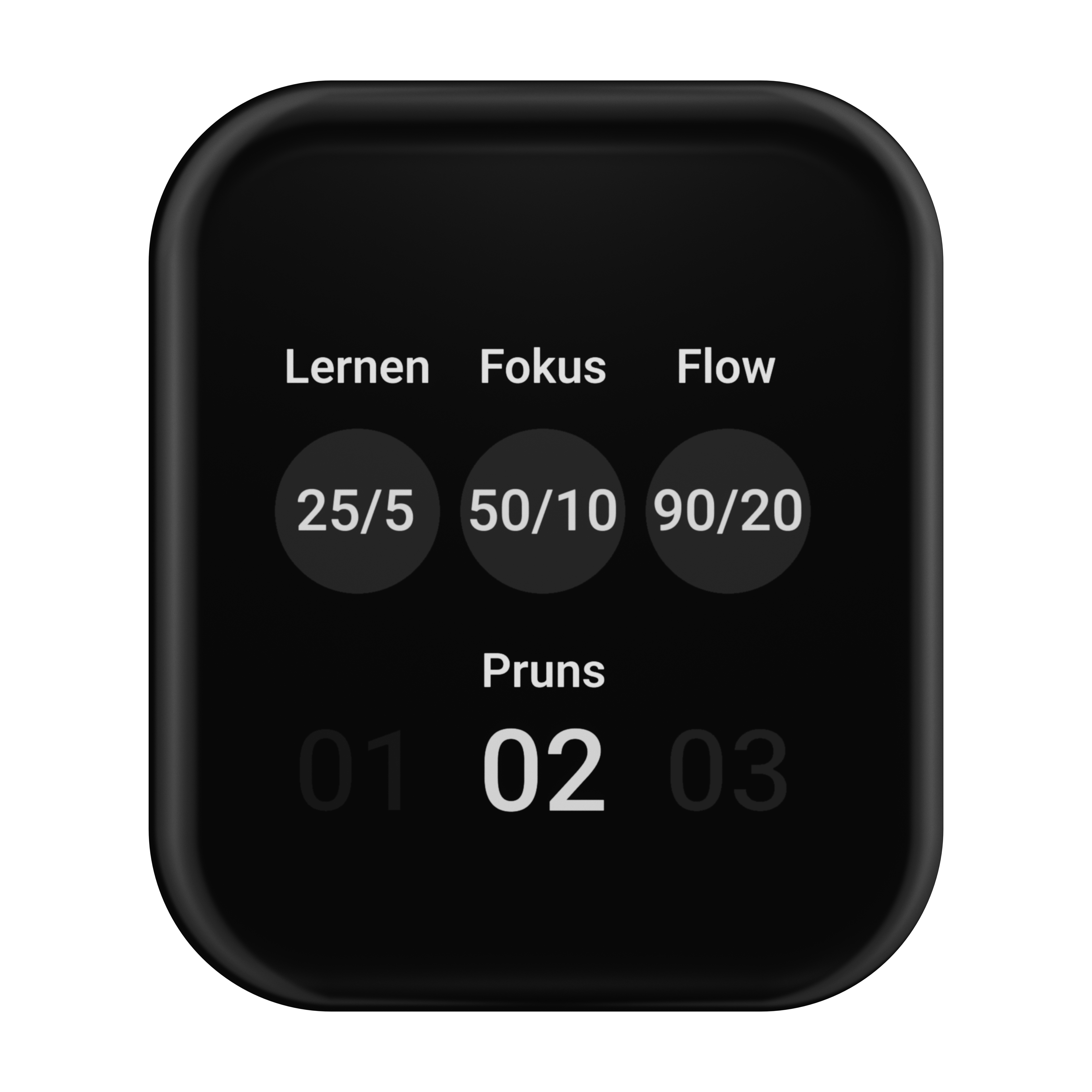 Integrierter Pomodoro-Timer